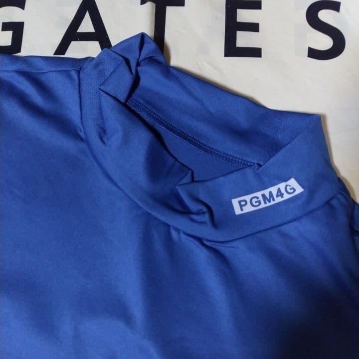 ⭐新品未使用⭐PEARLYGATES⭐半袖⭐モック⭐青⭐サイズ5⭐