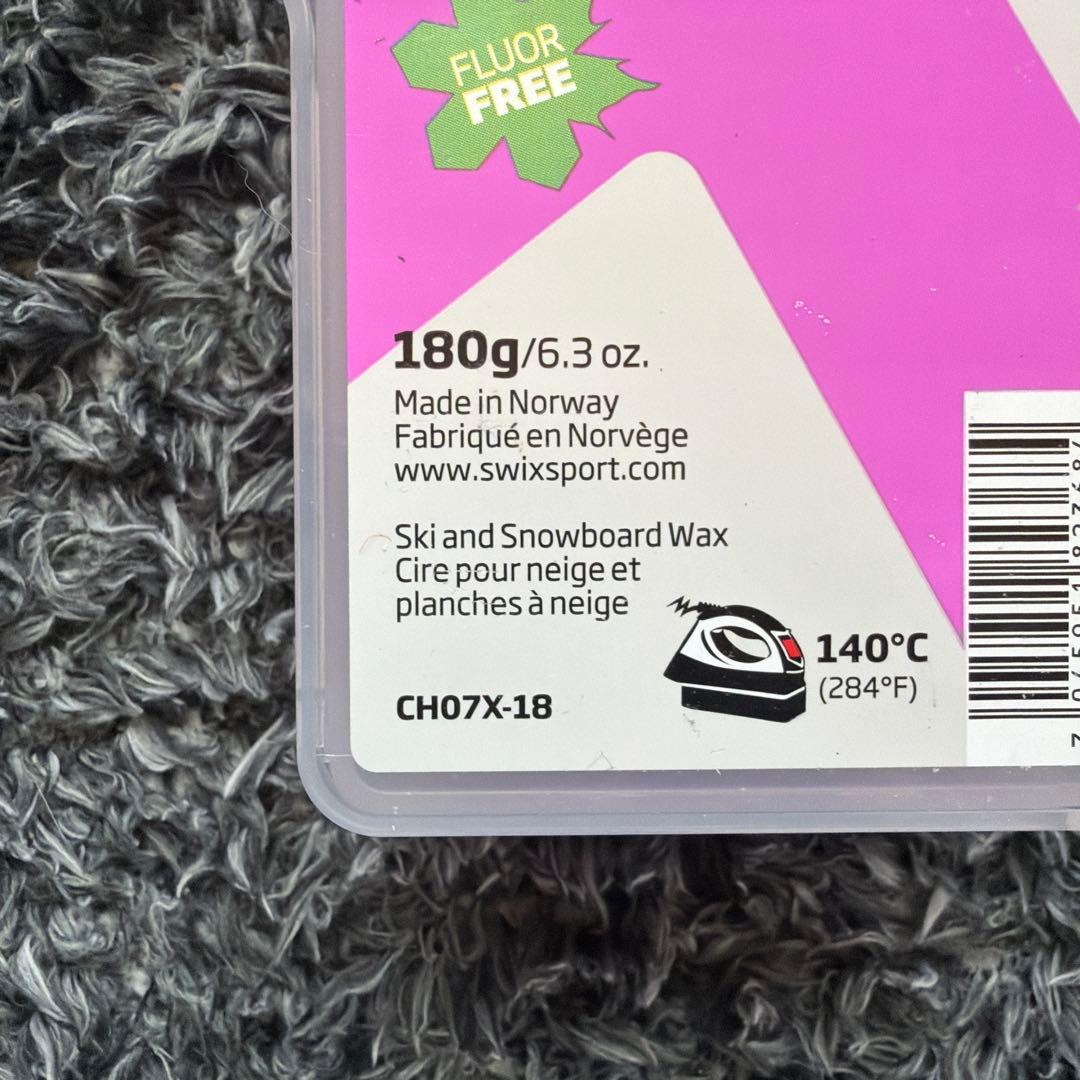 SWIX CH7 スキー・スノーボードワックス 180g 6個セット
