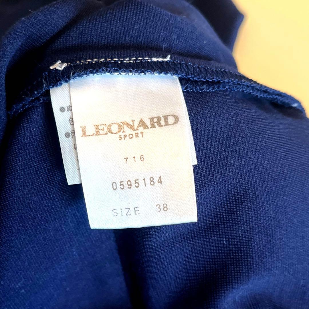 LEONARD⭐︎ ネイビーブルゾン、ゴルフウェア、38