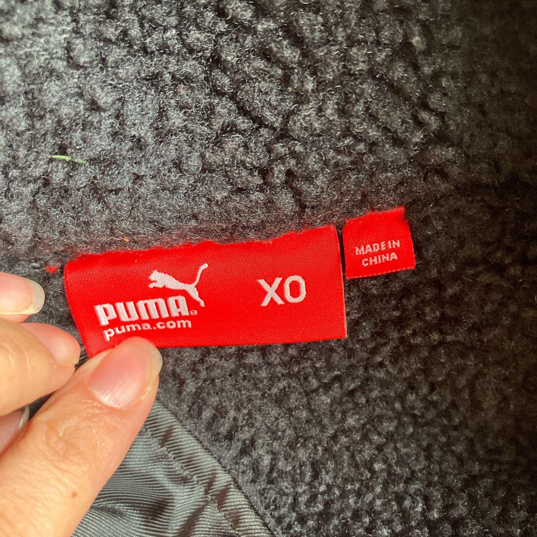 【大きいサイズ】XO PUMA ベンチコート黒ロング　清水エスパルス　サッカー