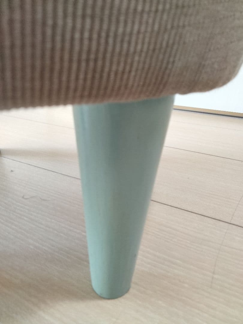 【張替未使用品】昭和レトロ花柄円形スツール・モリスコレクション