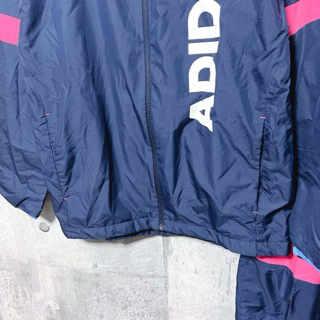 adidas ビッグサイズ ウインドブレーカーパンツセットアップ 上下セット