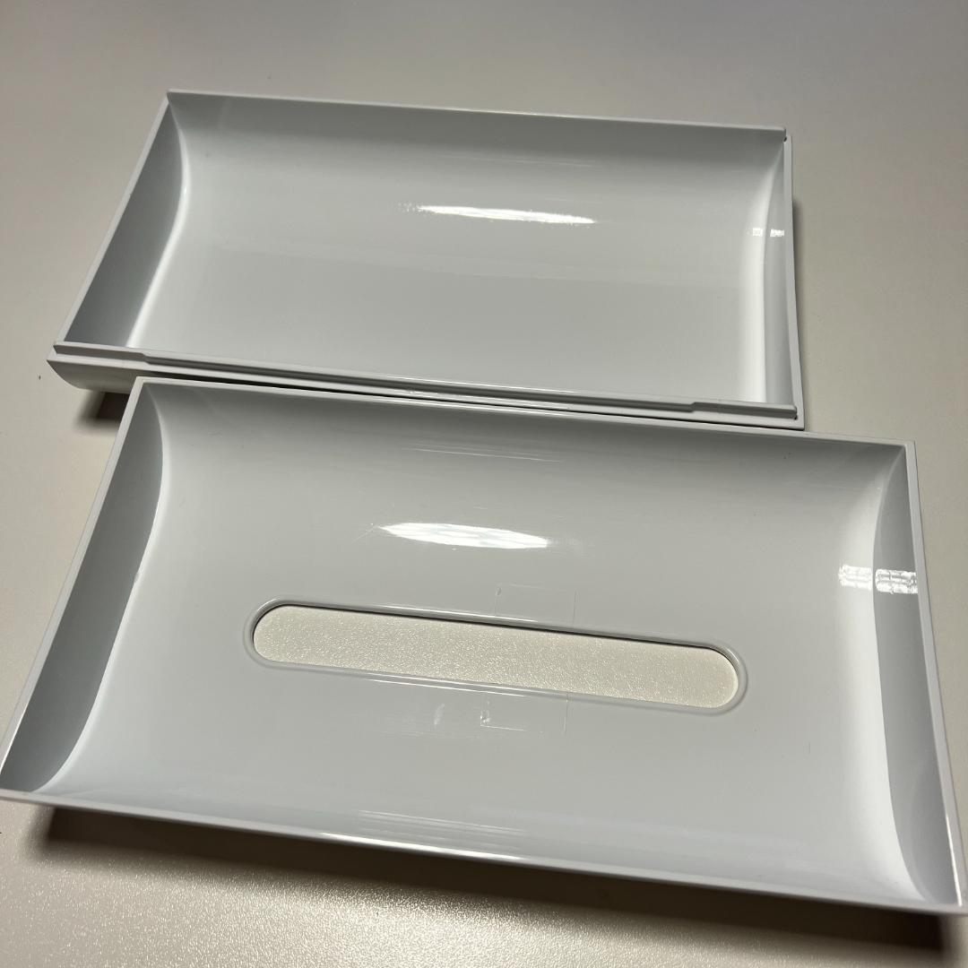 ALESSI ホワイトプラスチック ティッシュボックス