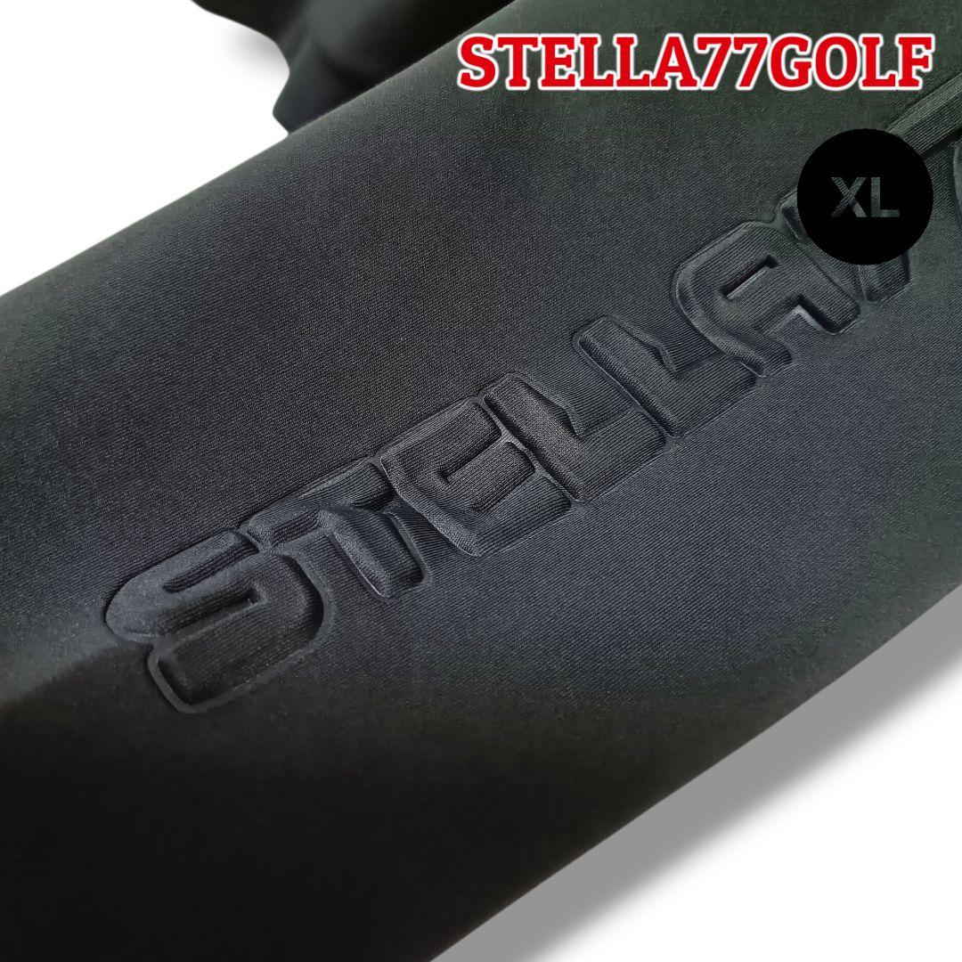 【高品質】STELLA77GOLF フルジップパーカー XLブラックメンズゴルフ