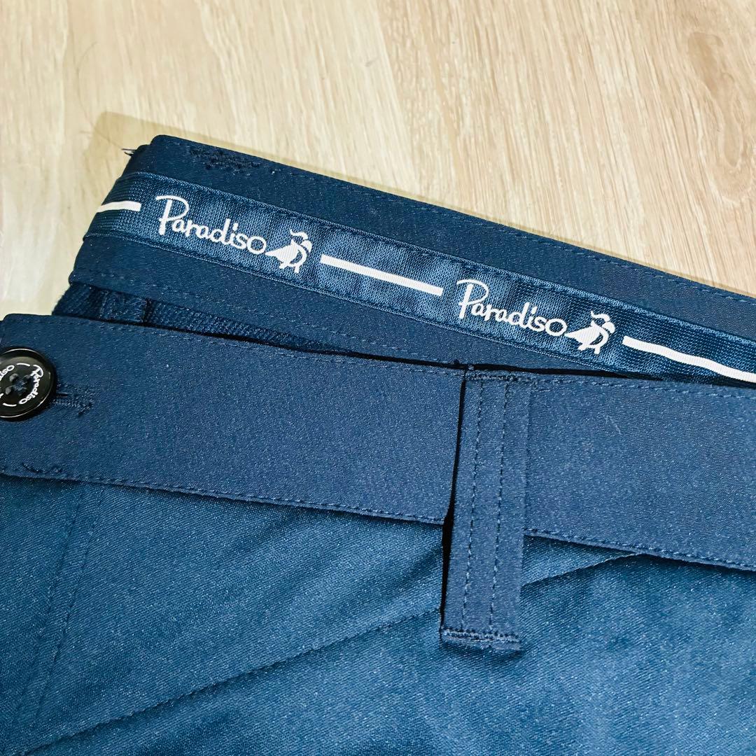 新品未使用　PARADISO パラディーゾ　二重織パンツ　ストレッチ　ゴルフ