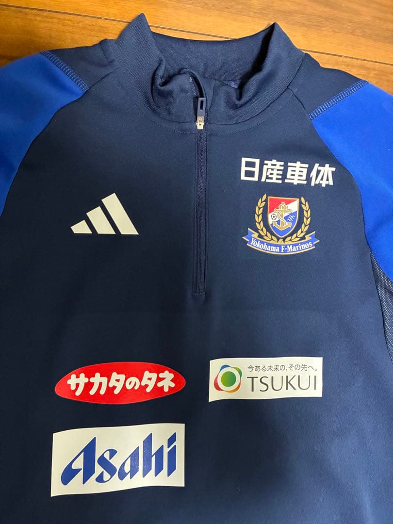 横浜Ｆ・マリノス 2024トレーニングトップ アディダス Sサイズ