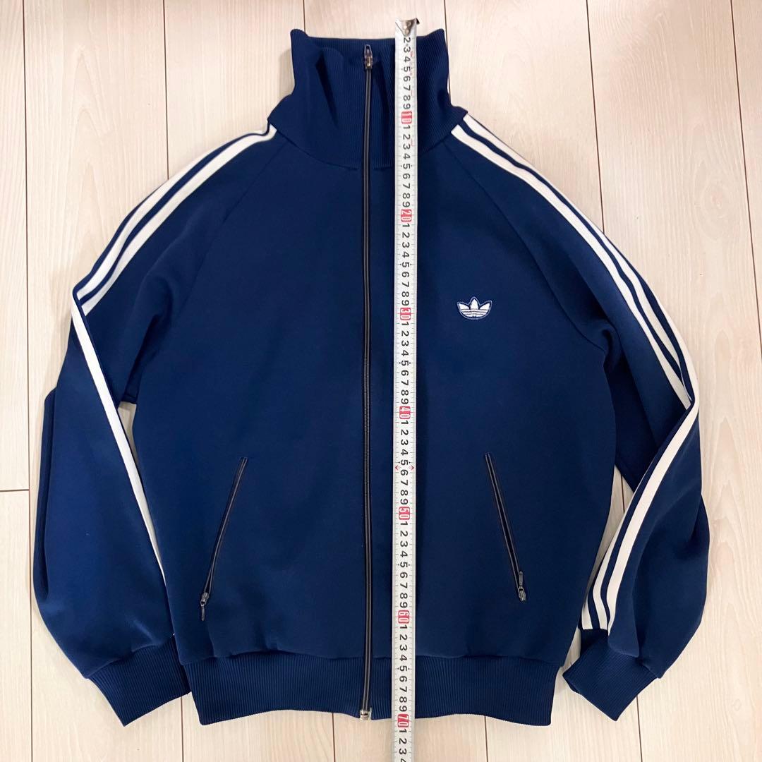 adidas 希少　ヴィンテージ古着ジャージADS-4F デサント製　ブルー
