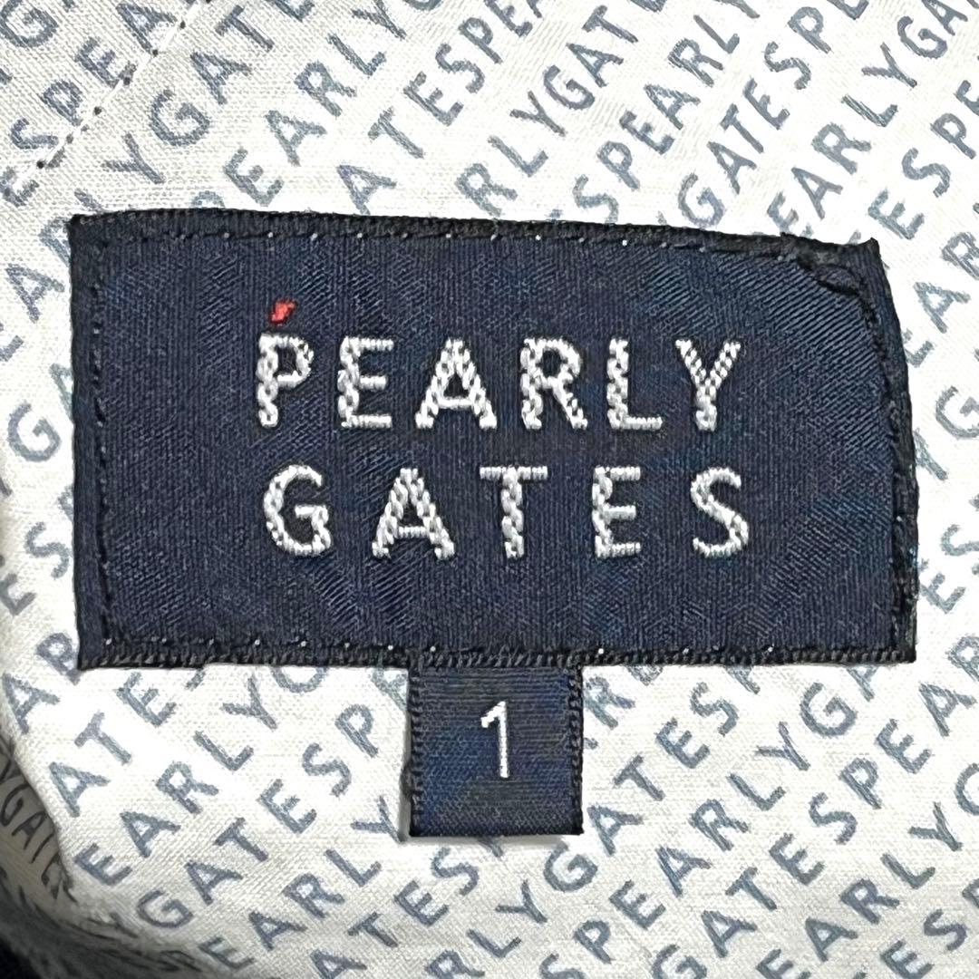 パーリーゲイツ ゴルフウェア レディース パンツ 総柄 デカロゴ Mサイズ