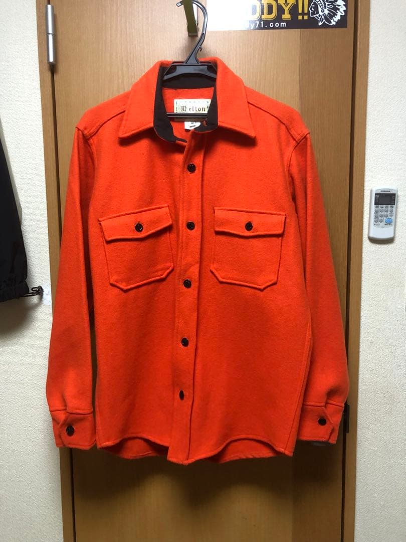 渋谷BACKDOROP購入　別注MELTONシャツ　レア色！