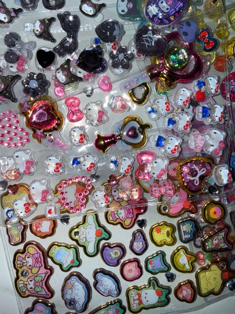 ぎっしりシール帳完成品❤︎ボンボンドロップシールなど