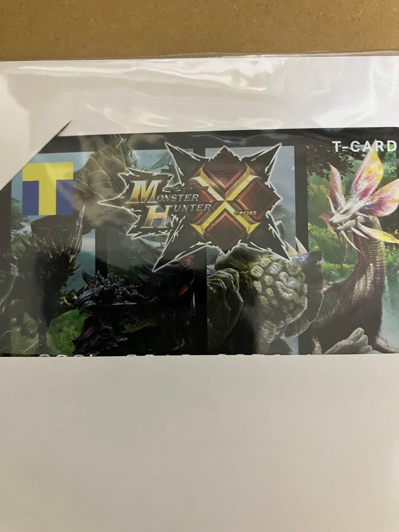 ​【希少・限定品】モンスターハンタークロス（MHX）デザイン TカードＶカード