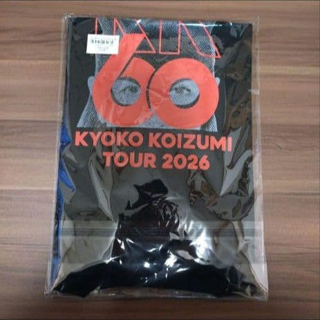 小泉今日子/Tシャツ（黒）/KK60 コイズミ記念館 コンサート2026グッズ