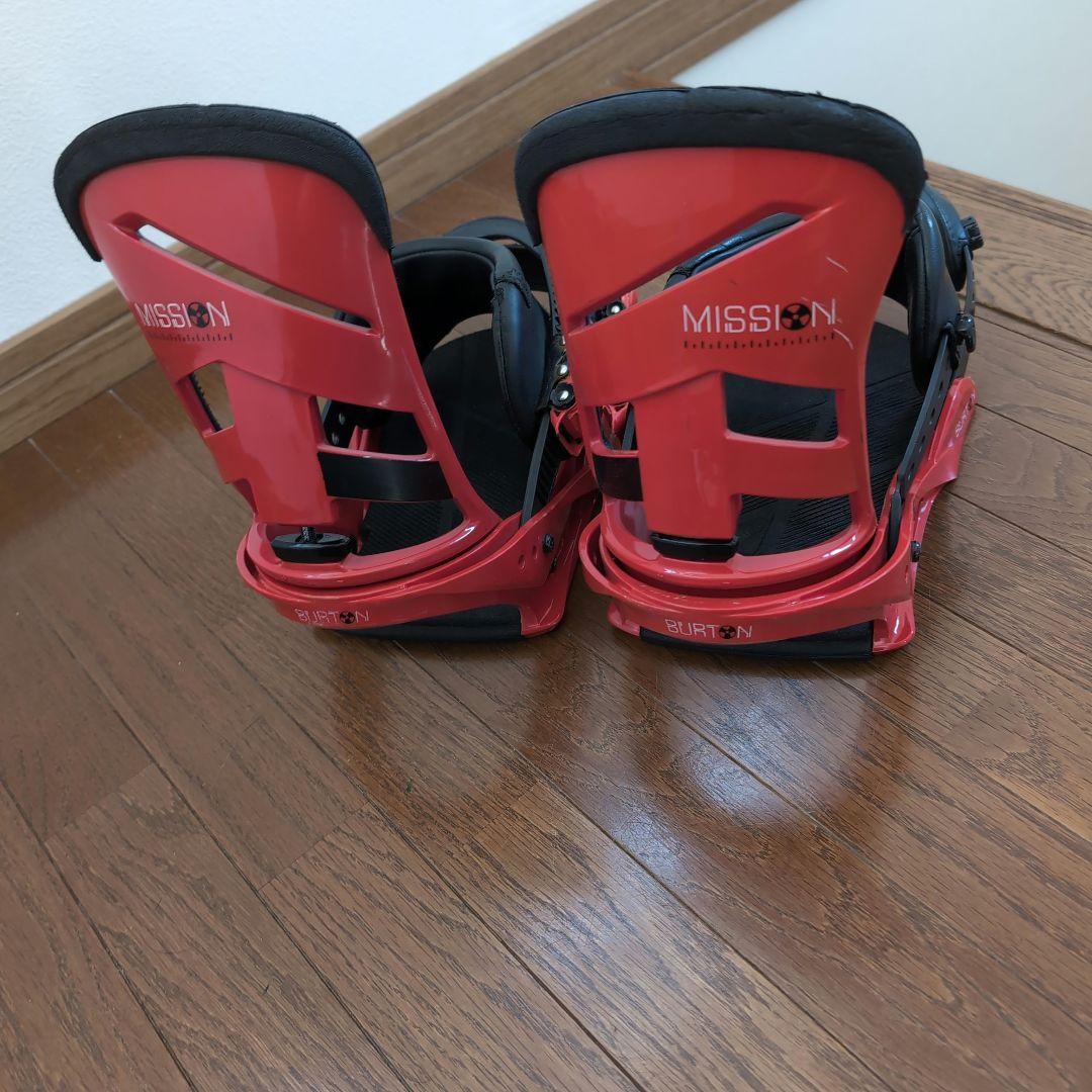 Burton Mission ビンディング レッド Mサイズ