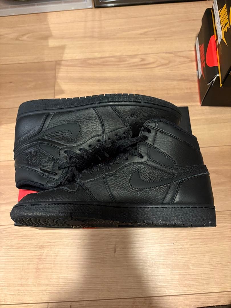 Nike Air Jordan 1 トリプルブラック 27.5 supreme