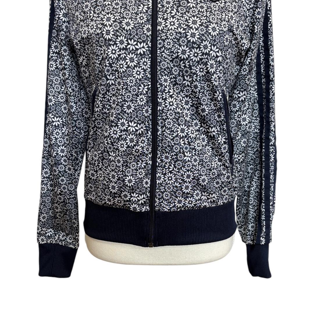 adidas アディダス FLOWER TT 黒/花柄 トラックジャケット S