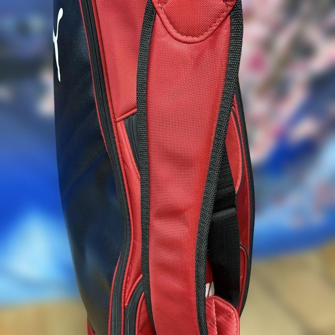 寶BX-1233 PUMA プーマ キャディバッグ 軽量 レッド/ブラック