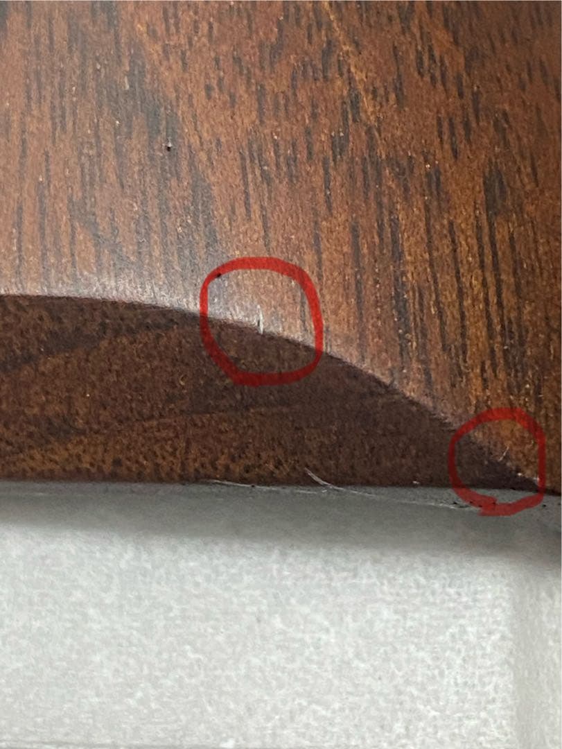 千束の銃　専用木製グリップ　難あり