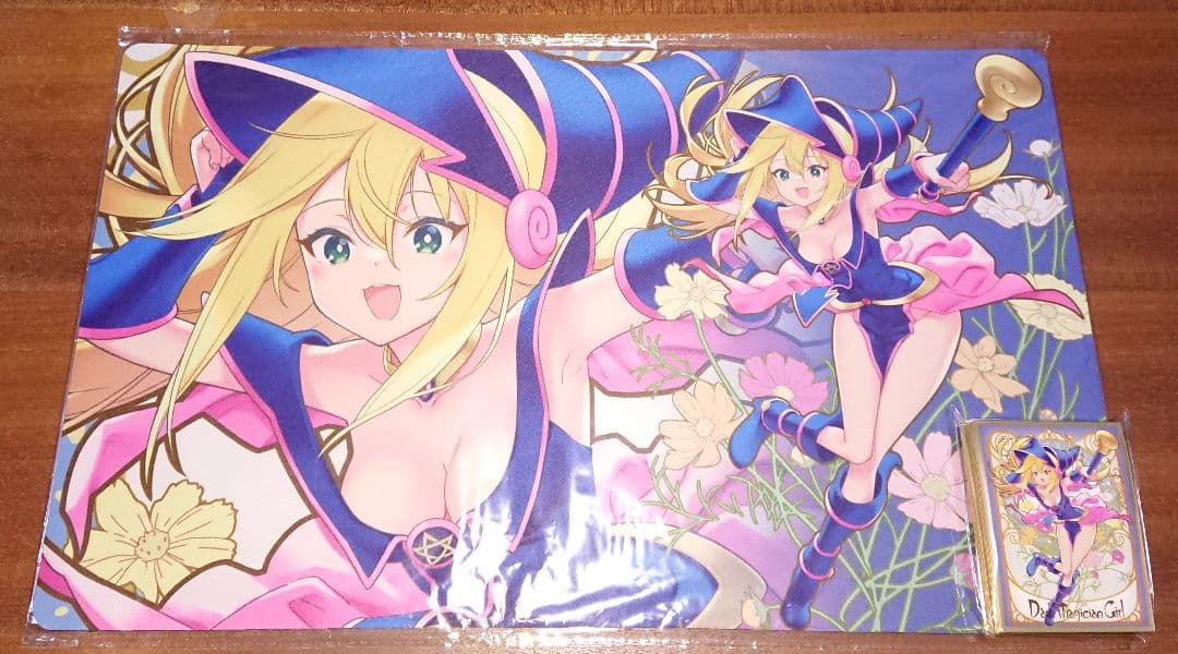 遊戯王 ブラック・マジシャン・ガール スリーブ プレイマット セット