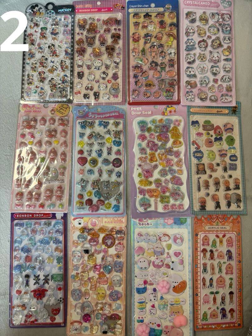 キャラクターシール 12シートセット