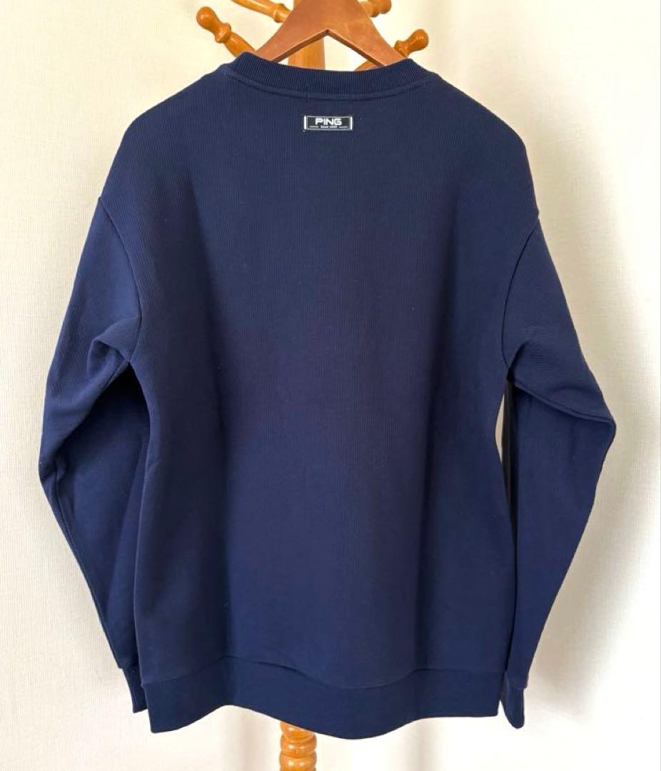 最終値下げ❕【超美品/未着用】PING ピン クルーネックスウェットプルオーバー
