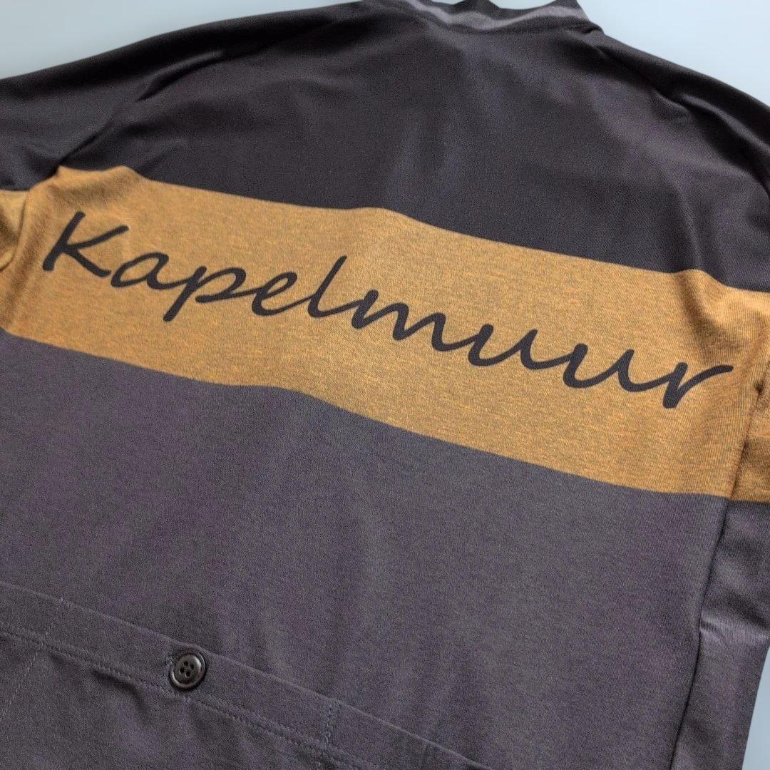 【極美品】カペルミュール　伸縮素材フルジップサイクルジャージ半袖　L