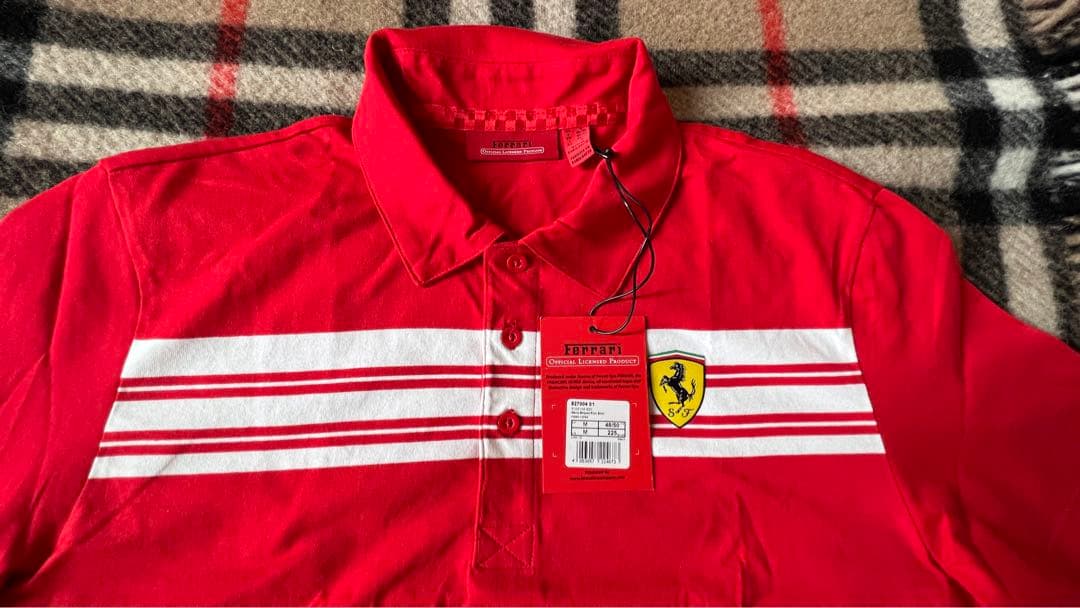☆新品☆ ポロシャツ　赤　メンズXL