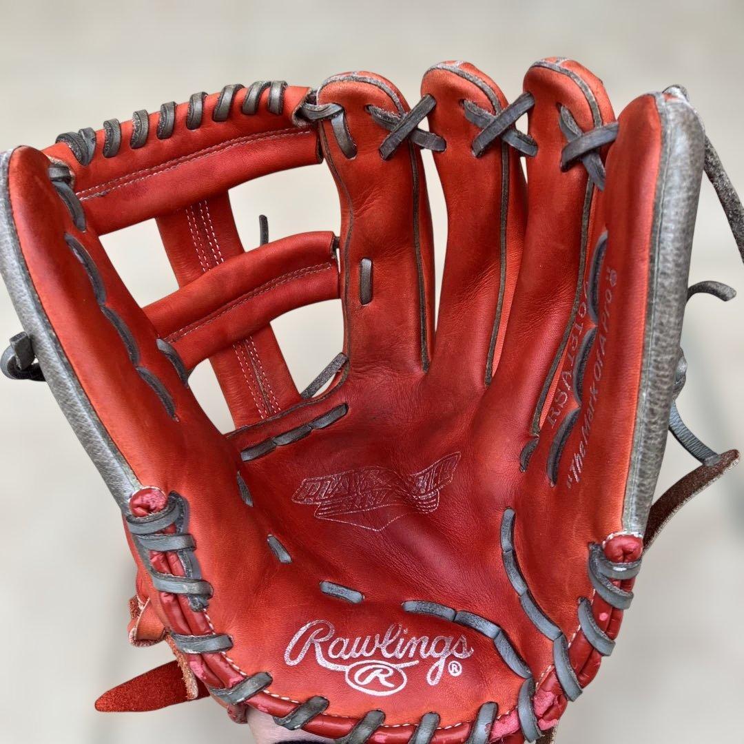 Rawlings 軟式グローブ オレンジ　一般軟式用