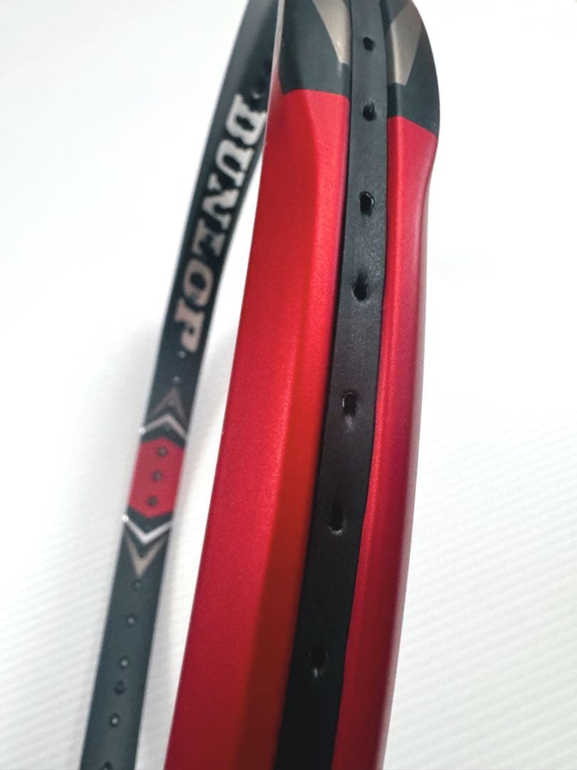 ダンロップ(DUNLOP) ソフトテニス ラケット 21GALAXEED 赤×黒