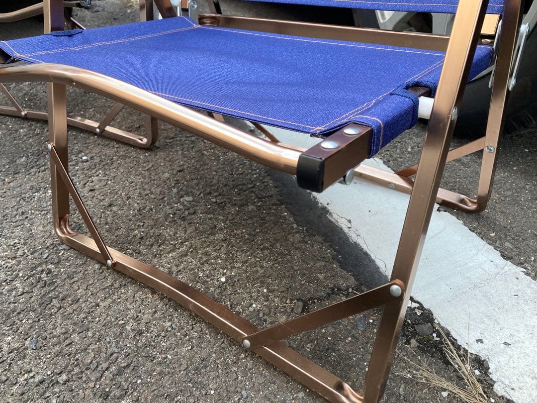 アンパンマンColeman コンパクトホールディングスチェア　デニム　二脚