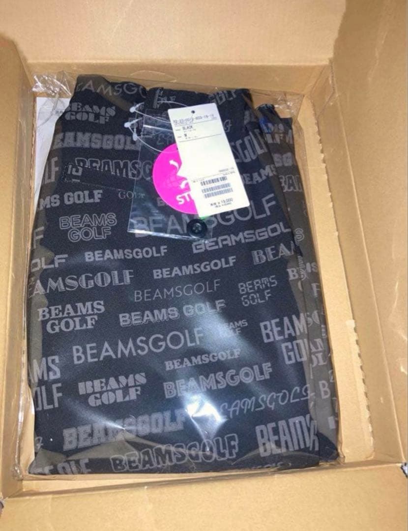 BEAMS GOLF マルチロゴ 2トーン ストレッチパンツ