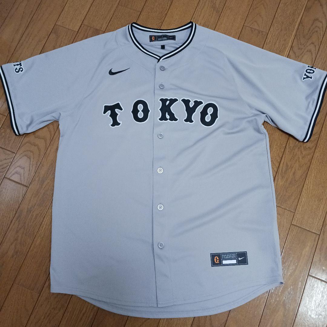 【Lサイズ】読売ジャイアンツ 坂本勇人 ビジター ユニフォーム グレー ナイキ