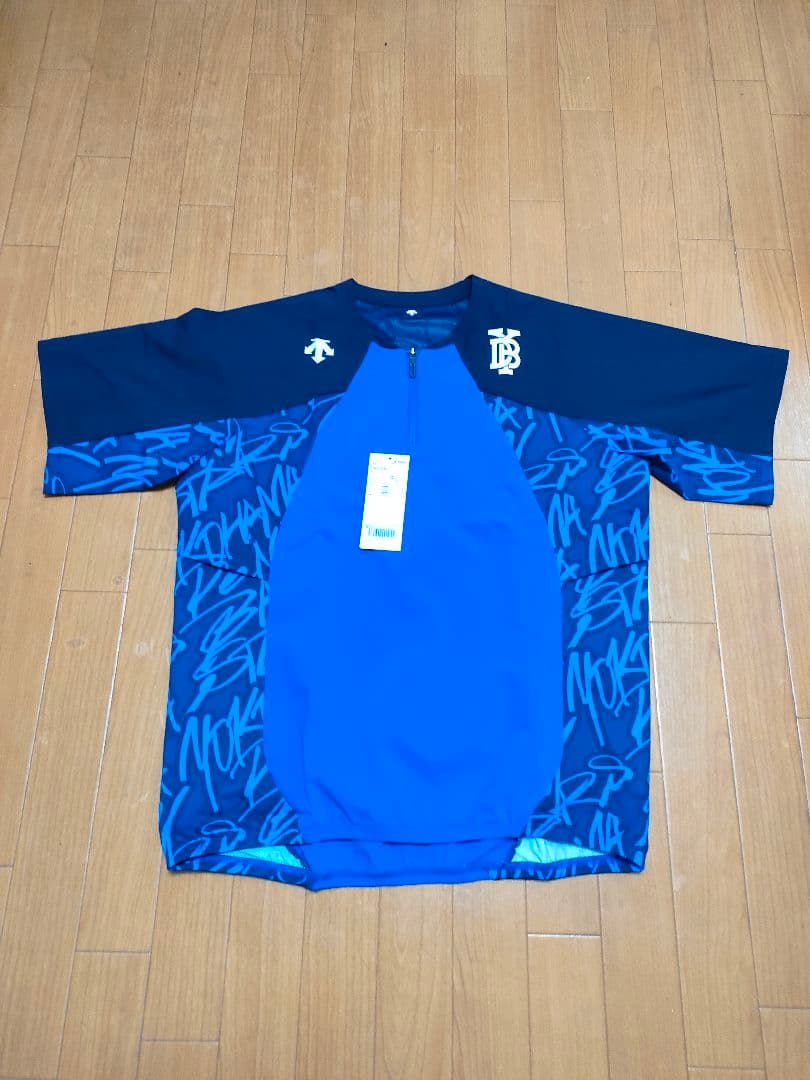 横浜DeNAベイスターズ　オーセンティック半袖Vジャン（Lサイズ）