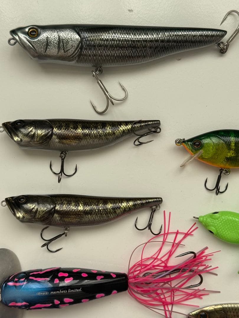 deps デプス　ハードルアー 9個セット ケース付き　マイクバシリスキーetc