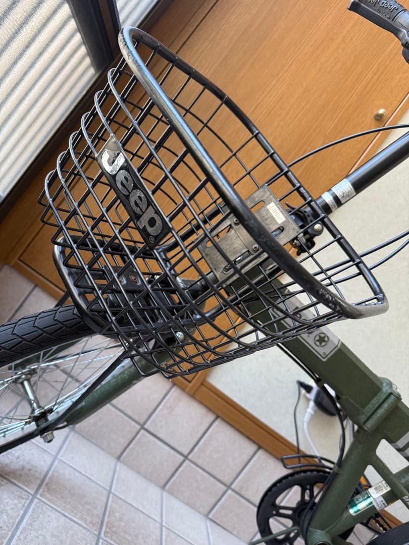 Jeep 折りたたみ自転車 オリーブグリーン
