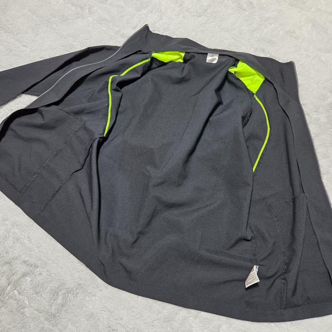 ミズノMizuno ジャージ上下セット Lサイズ ブラック黒　イエロー黄色　美品