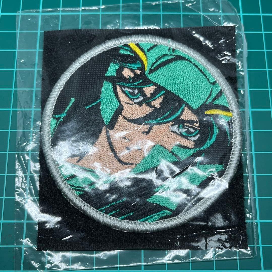 聖闘士星矢 ドラゴン紫龍 刺繍ベルクロパッチ 約10cm