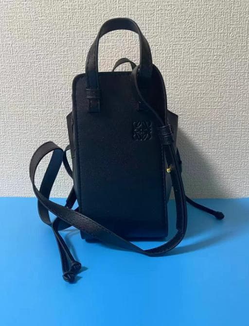 美品 LOEWE ロエベ ミニフラメンコ クロスボディ ブラックji