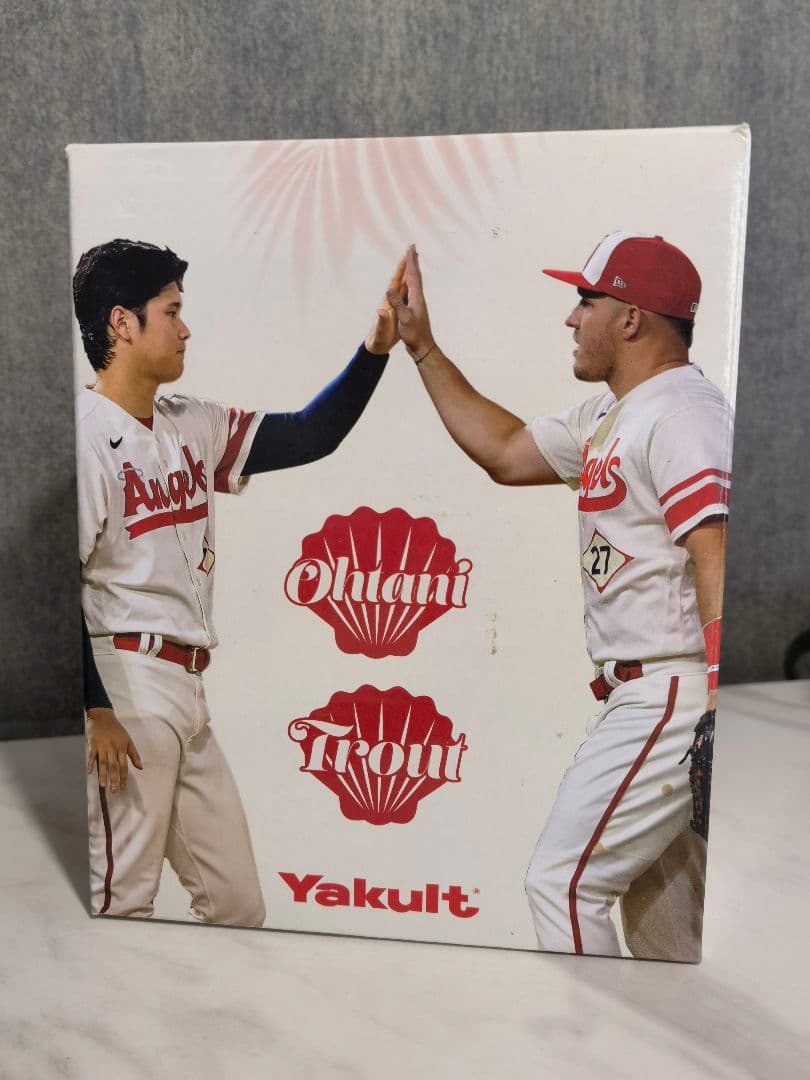 【球場限定】 7月1日先着限定配布 大谷翔平&マイク・トラウト ボブルヘッド