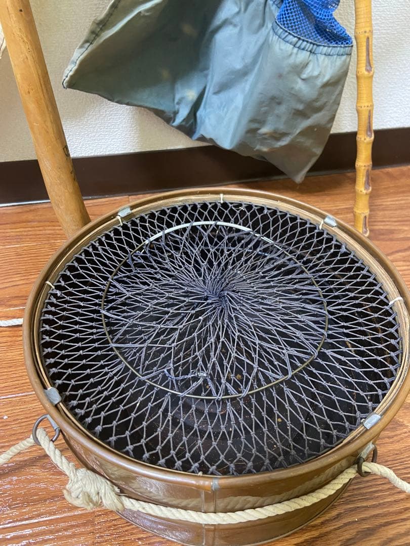 鮎のビク　鮎のタモ
