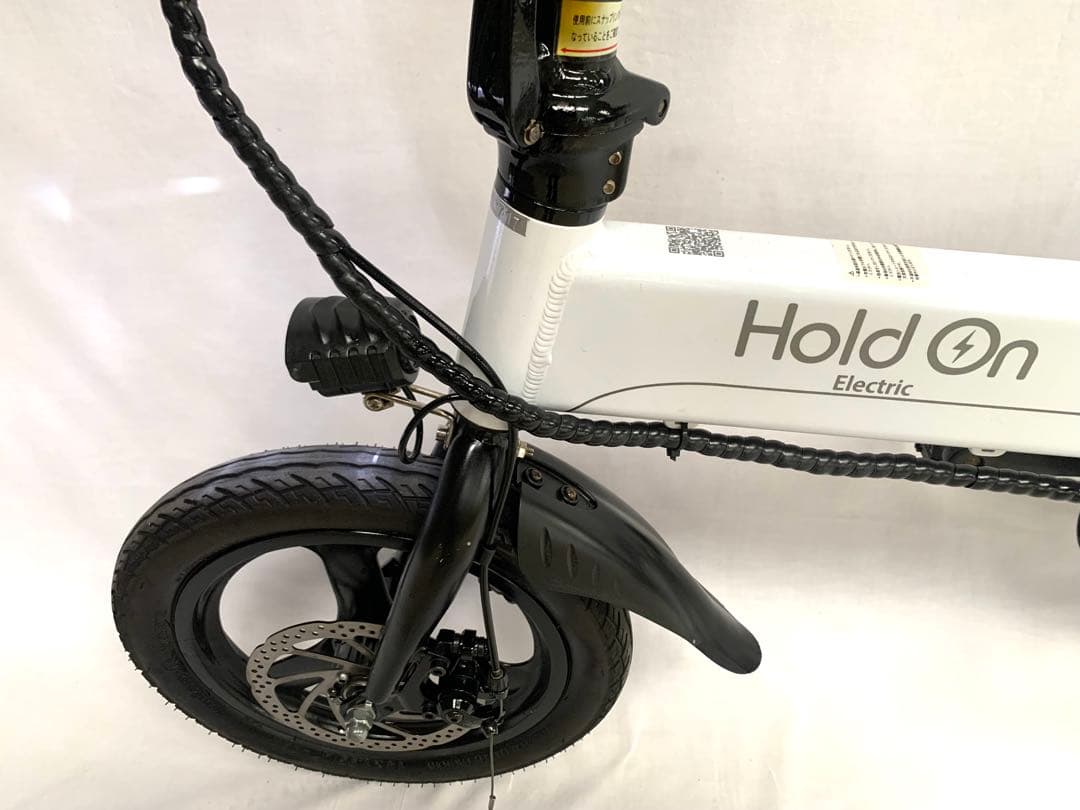 送料無料HoldOn折り畳み電動自転車Q1 36V7.5Ah14インチ動作確認済
