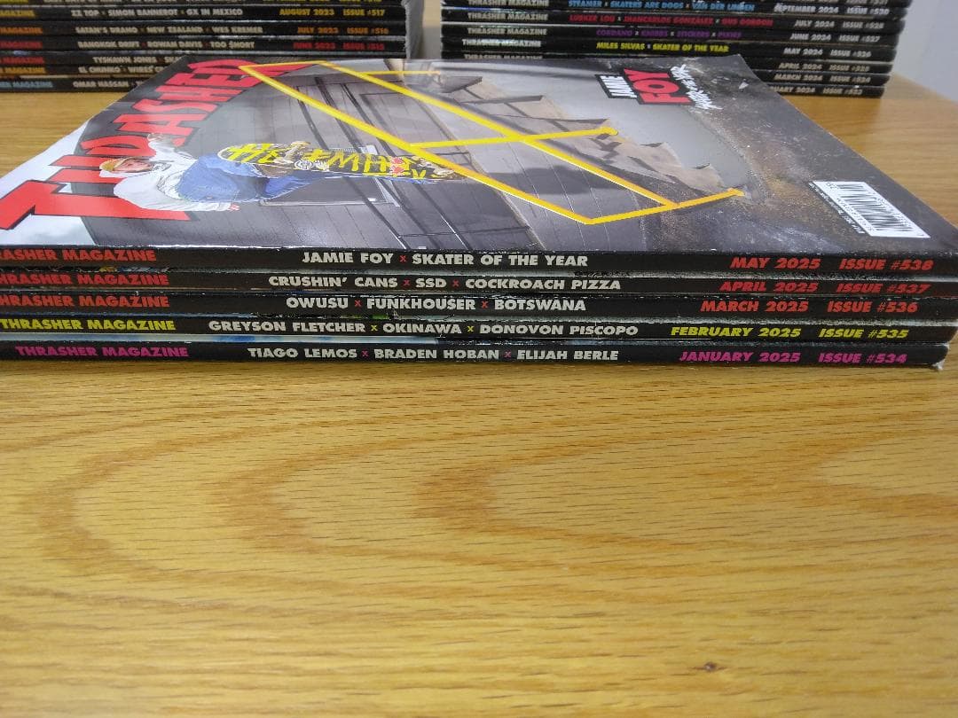 THRASHER Magazine 26冊セット Jamie Foyポスター付き