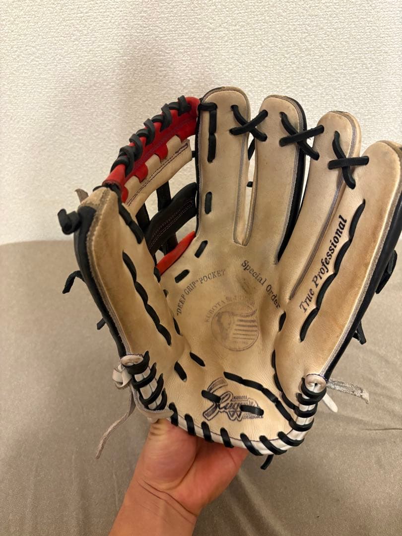 【最終セール】久保田スラッガー オーダー外野用軟式グローブ