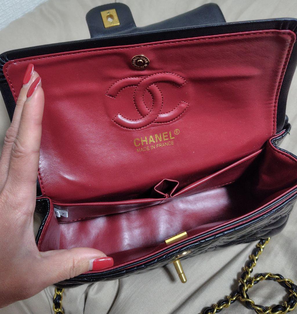 ♡CHANEL♡ ブラックレザー バッグ✨美品✨