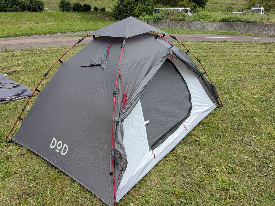 DOD ライダーズワンタッチテント　グレー　T2-275
