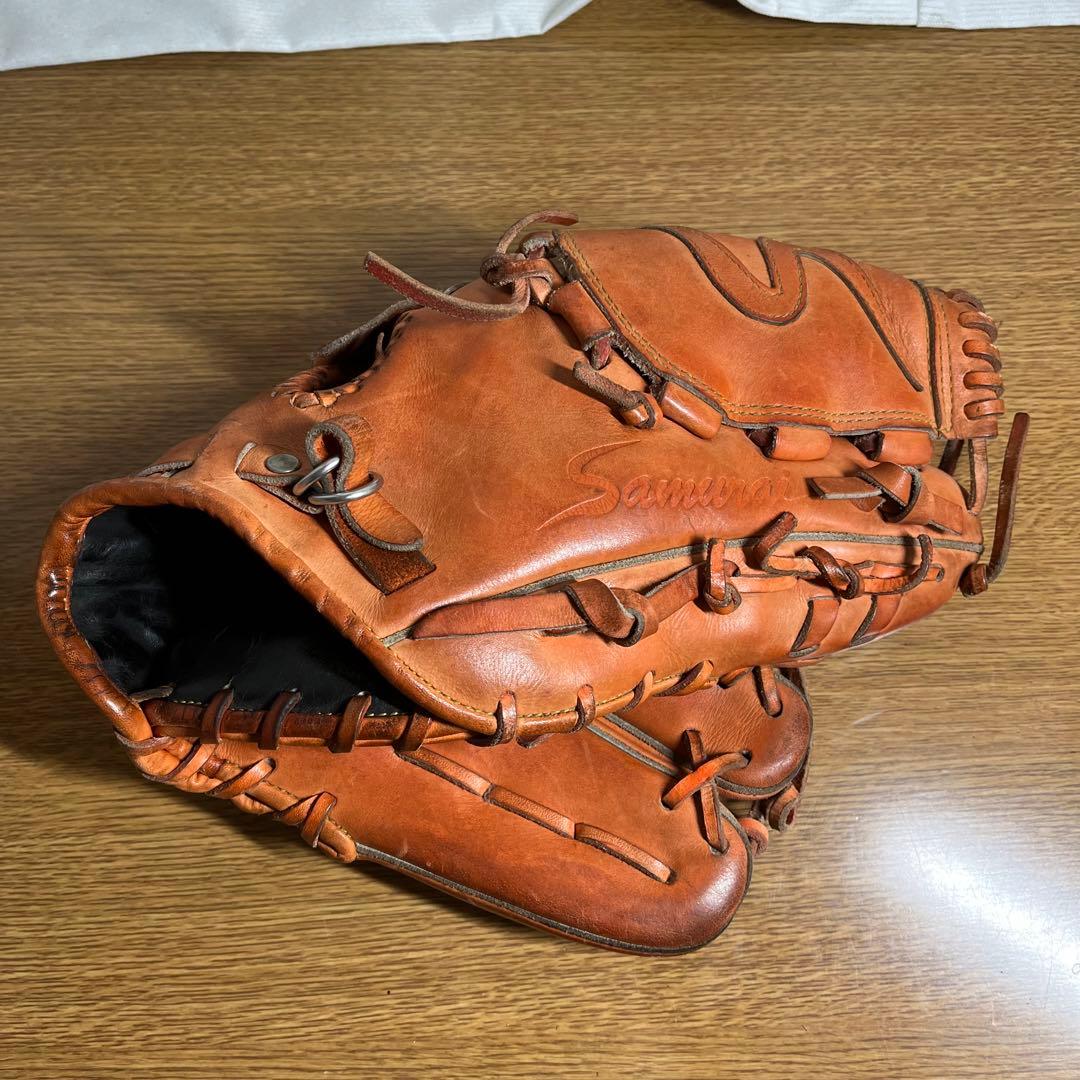 サムライ スガイスポーツ 一般硬式 グローブ グラブ 投手用 良品 大人用 格安