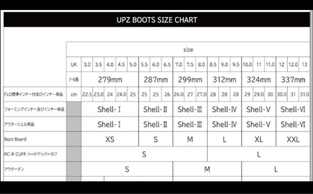 UPZ　アウターシェル単品　RC11　スノーボードアルペン