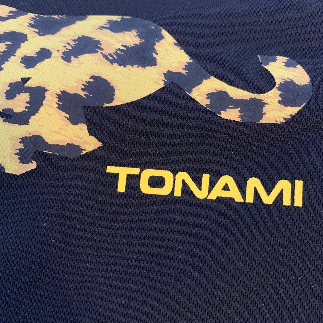 YONEX トナミ ヒョウ柄 Tシャツ M 黒　トナミ 運輸