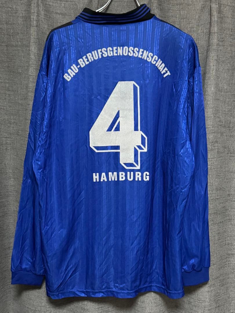 90s adidas HAMBURG 長袖 サッカーシャツ
