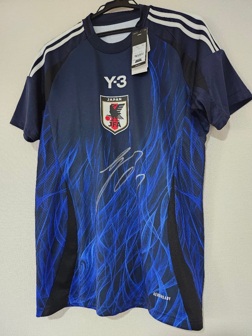 三笘薫 サイン サッカー ユニフォーム 日本代表 証明書付き adidas
