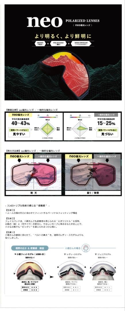 AXE スノーゴーグル　AX800-XSP
